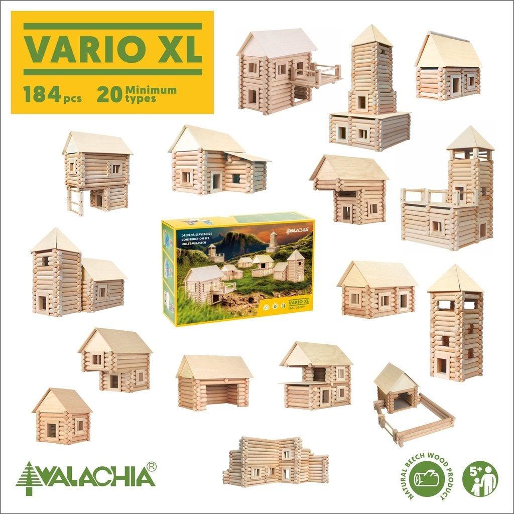 Byggesett Laft I Tre Kreativt 184 Deler Vario XL Walachia