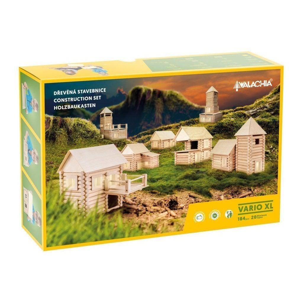 Byggesett Laft I Tre Kreativt 184 Deler Vario XL Walachia