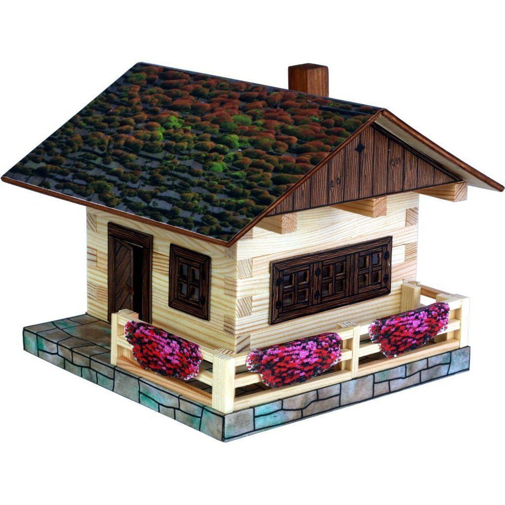 Modellbyggesett Tømmer Alpehytte Miniatyr 1 24 Walachia