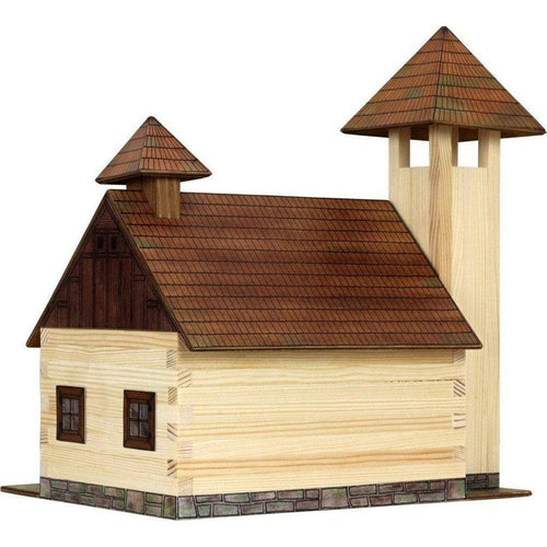 Byggesett I Tre Lafteverk Brannstasjon Miniatyr | Walachia
