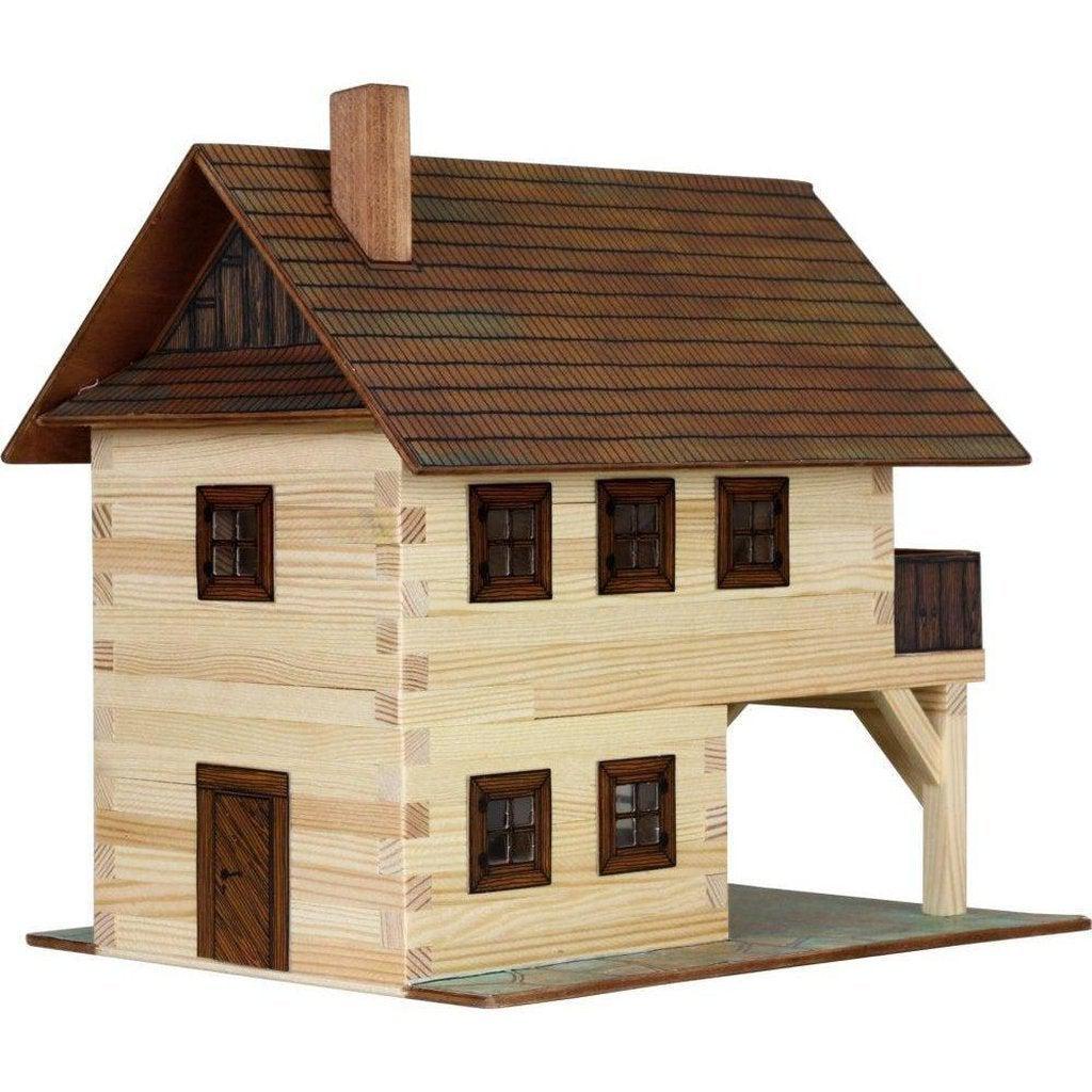 Modellbyggesett Tre Detaljert Miniatyr Gildehall Walachia
