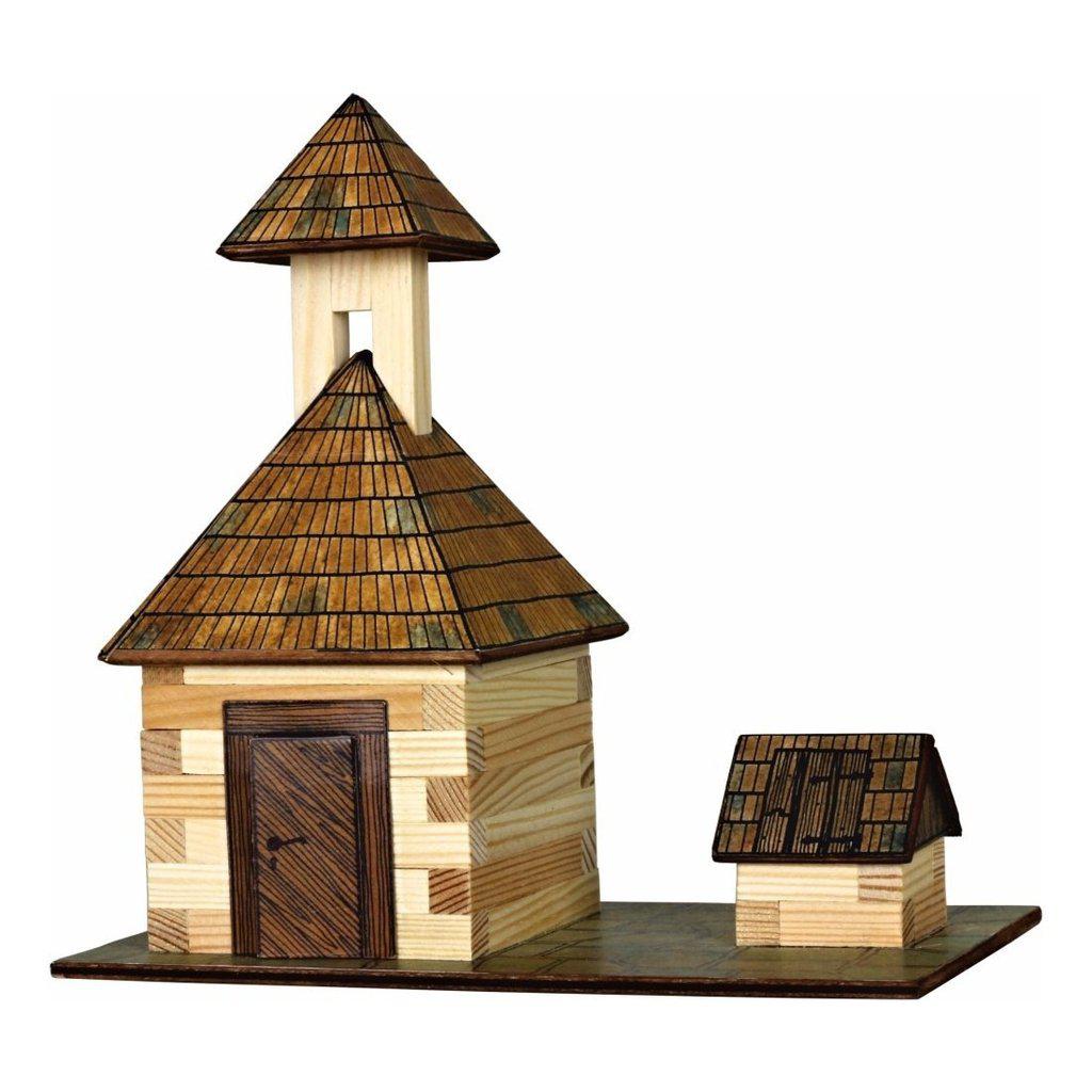 Modellbyggesett Furu Og Finer Miniatyr Klokketårn Walachia