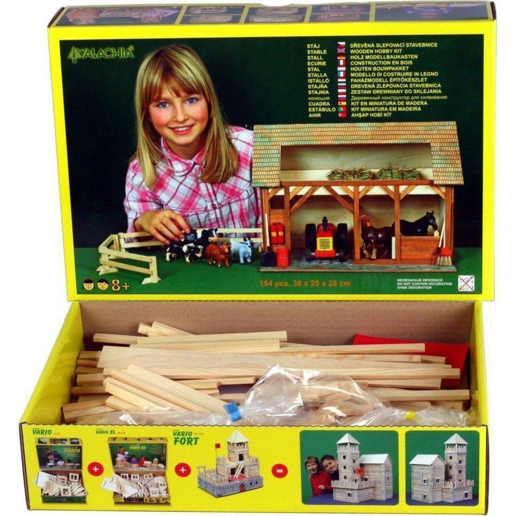 Modellbyggesett Trekomponent Skala 1:32 Mini Stall Walachia