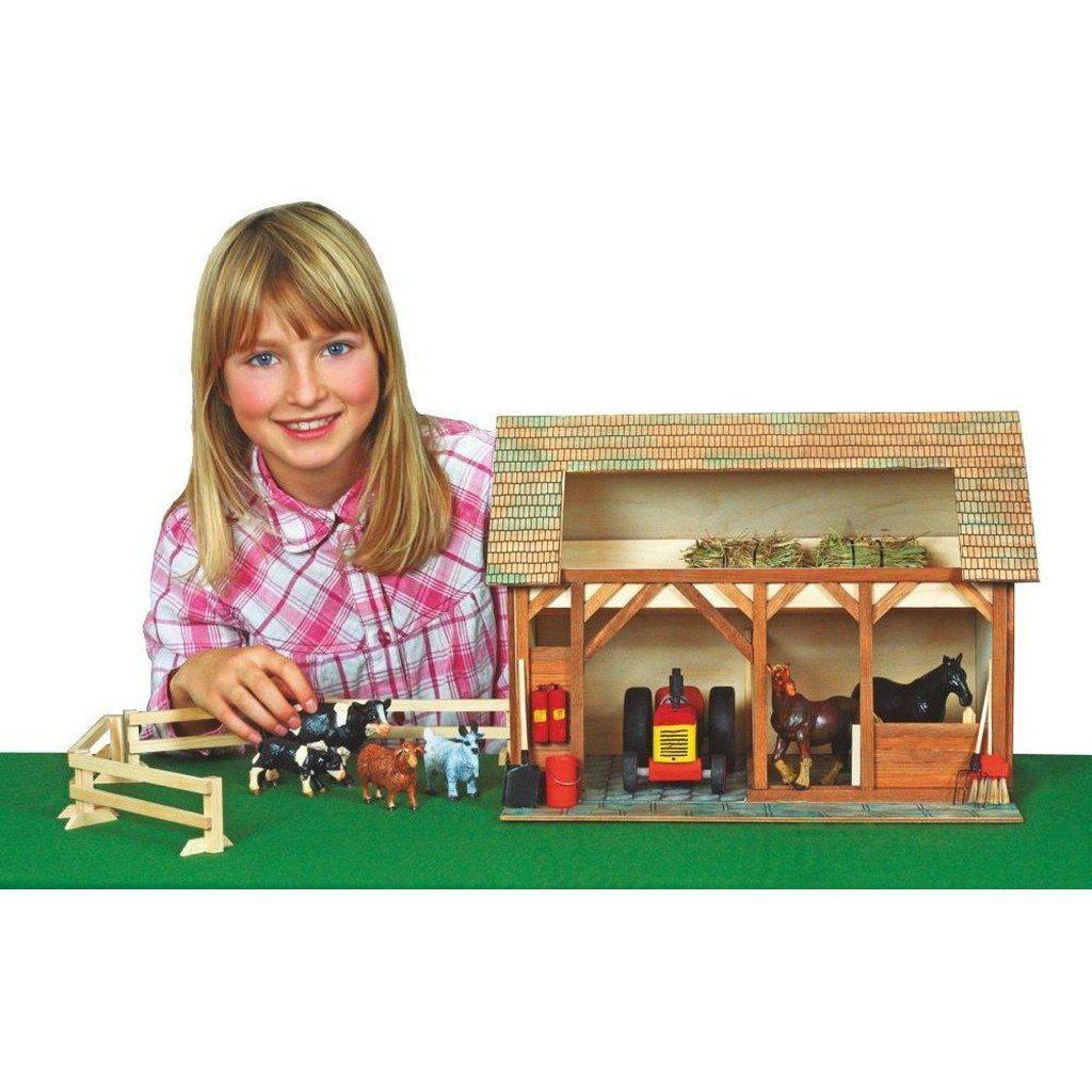 Modellbyggesett Trekomponent Skala 1:32 Mini Stall Walachia