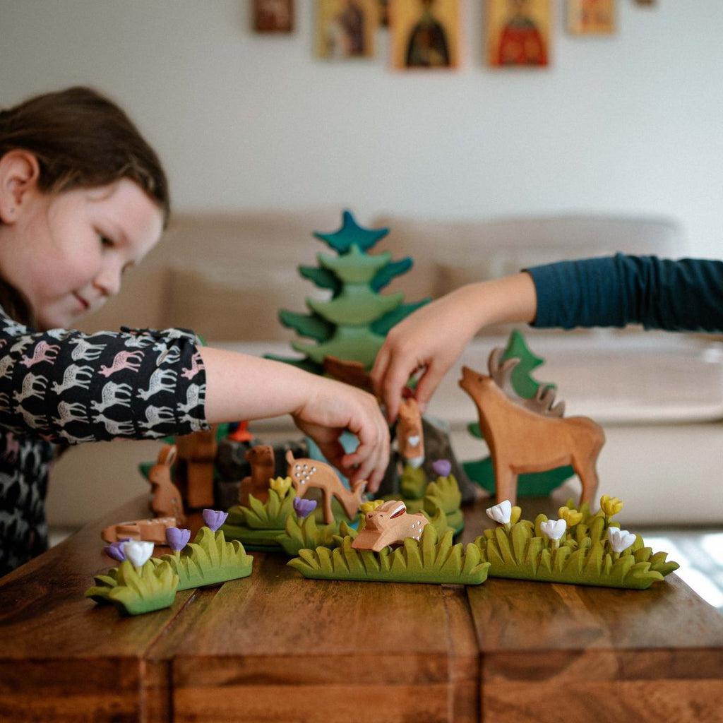 Trefigur I Tre Håndlaget Liten For Små Hender Bumbu Toys