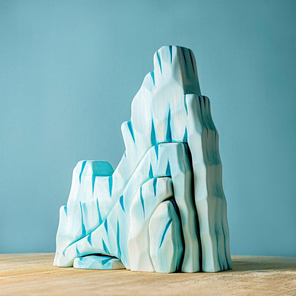 Trefigur Tre Naturinspirert Liten Isfjell Bumbu Toys