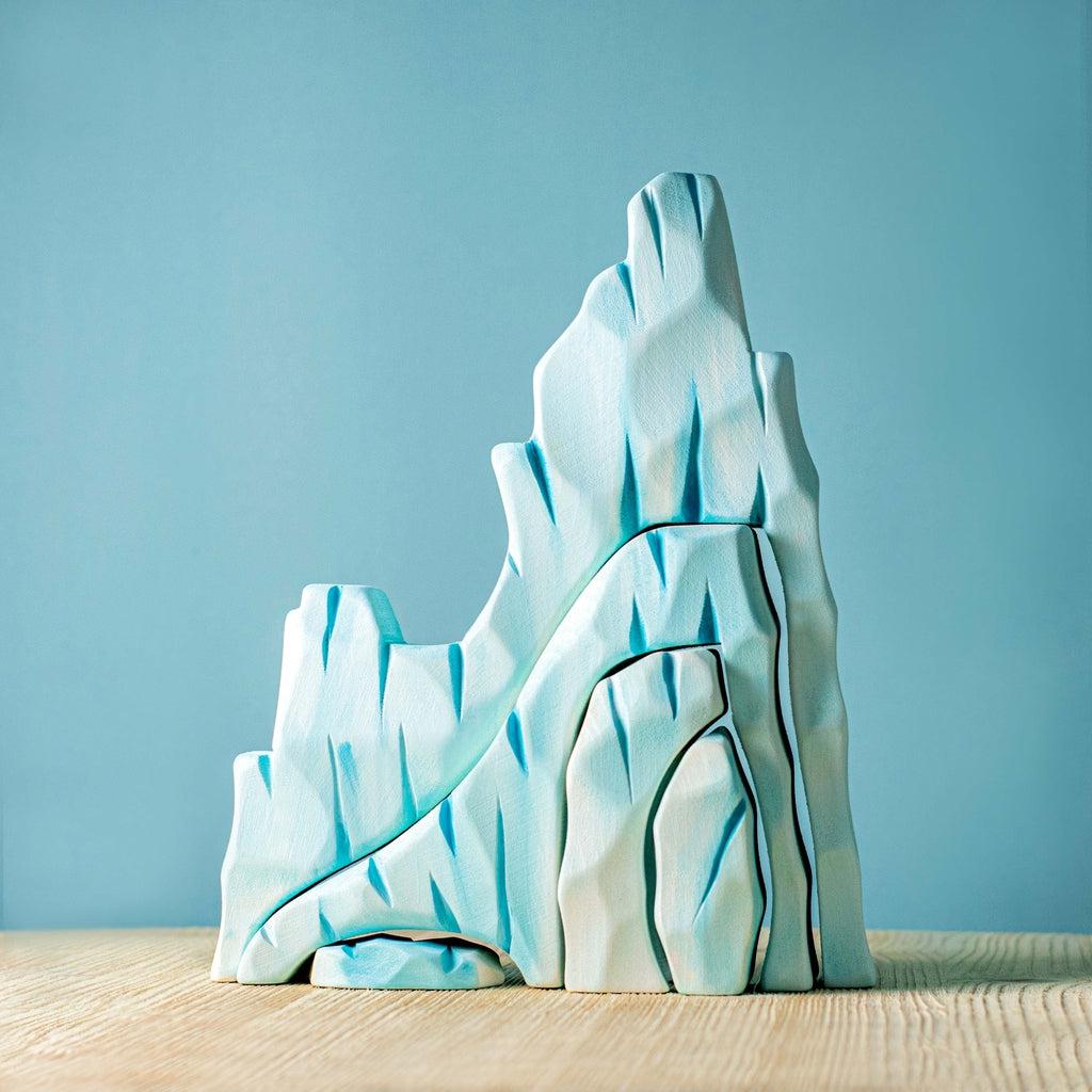 Trefigur Tre Naturinspirert Liten Isfjell Bumbu Toys