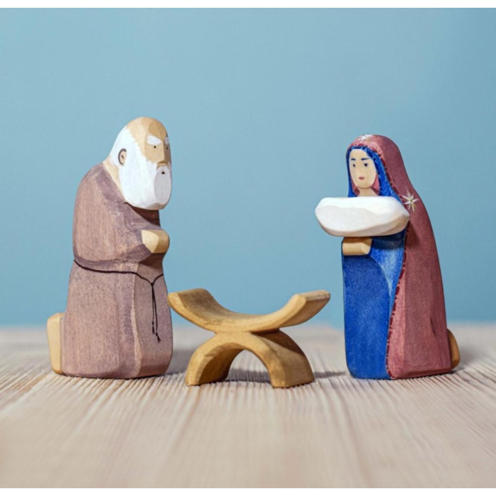 Trefigur Lønnetre Bærekraftig Liten Jomfru Maria BumbuToys