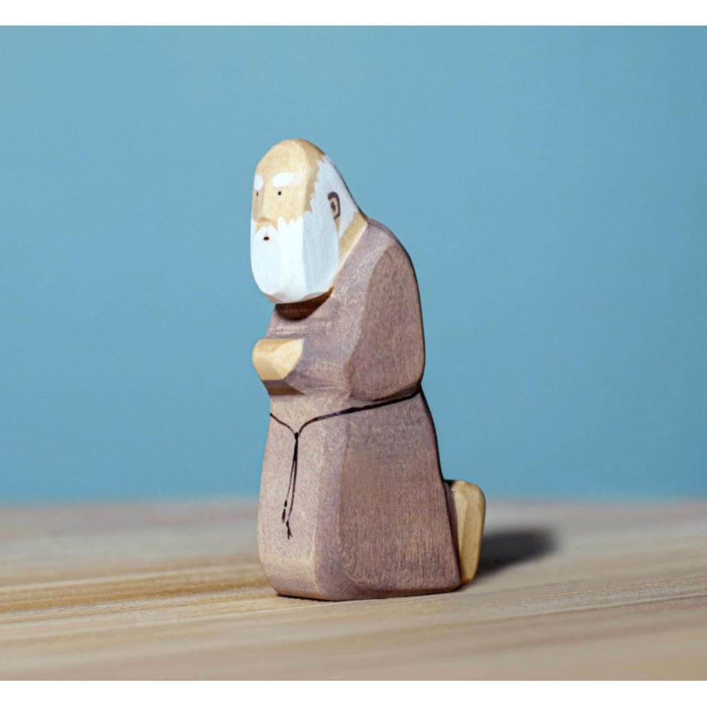 Trefigur Lønnetre Håndmalt Håndlaget Stor Josef Bumbu Toys