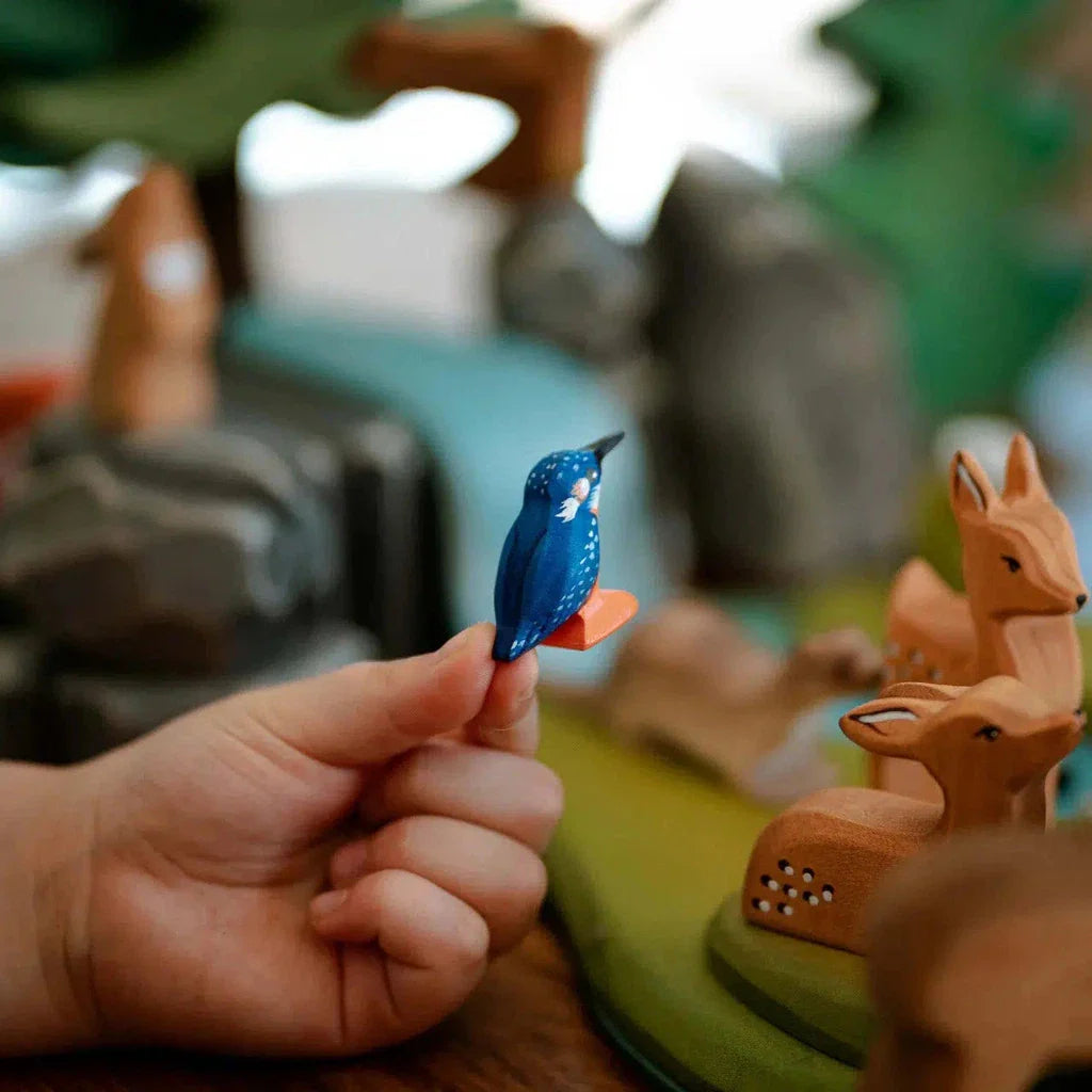Trefigur I Tre Naturvennlig 10 Cm Isfugl Bumbu Toys