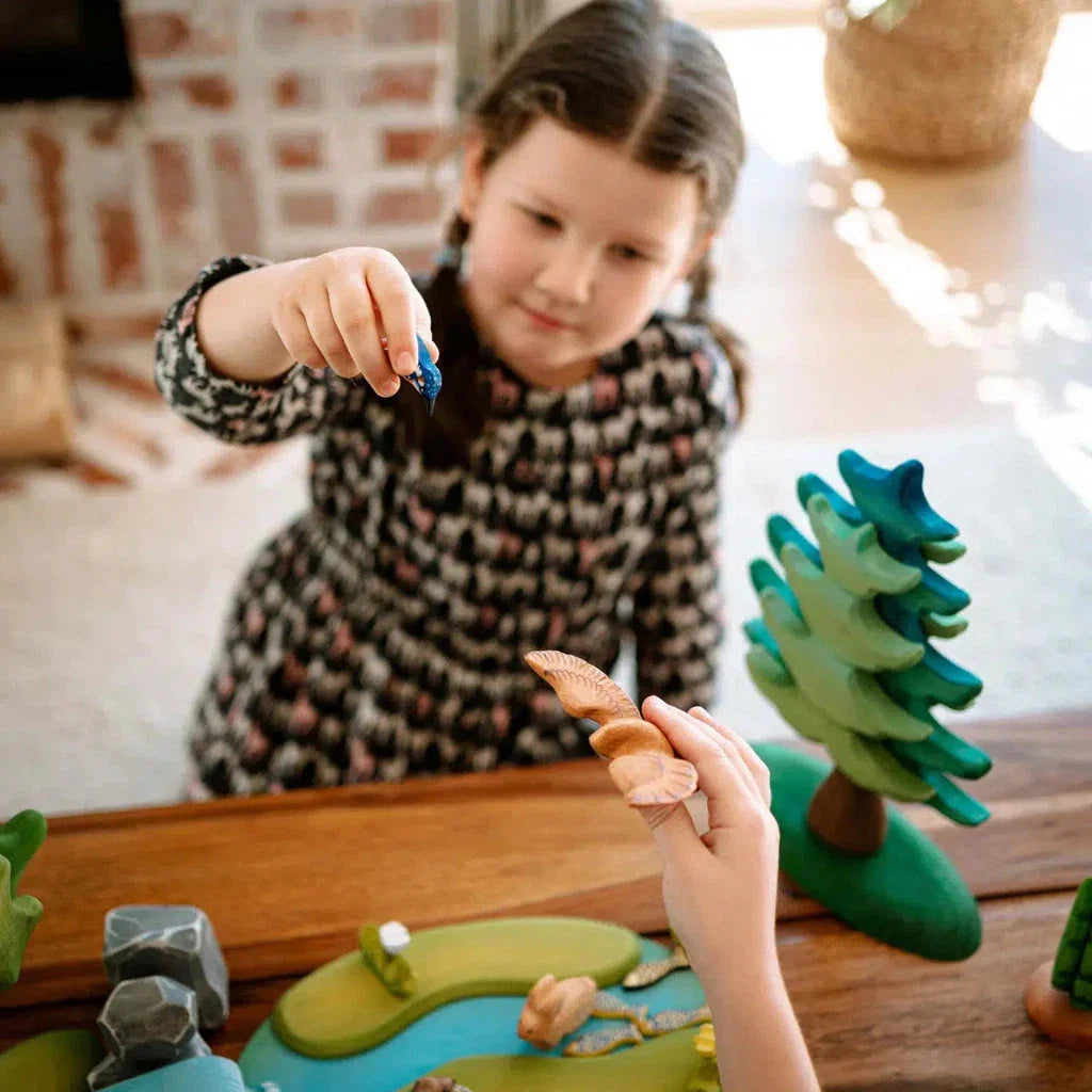 Trefigur I Tre Naturvennlig 10 Cm Isfugl Bumbu Toys