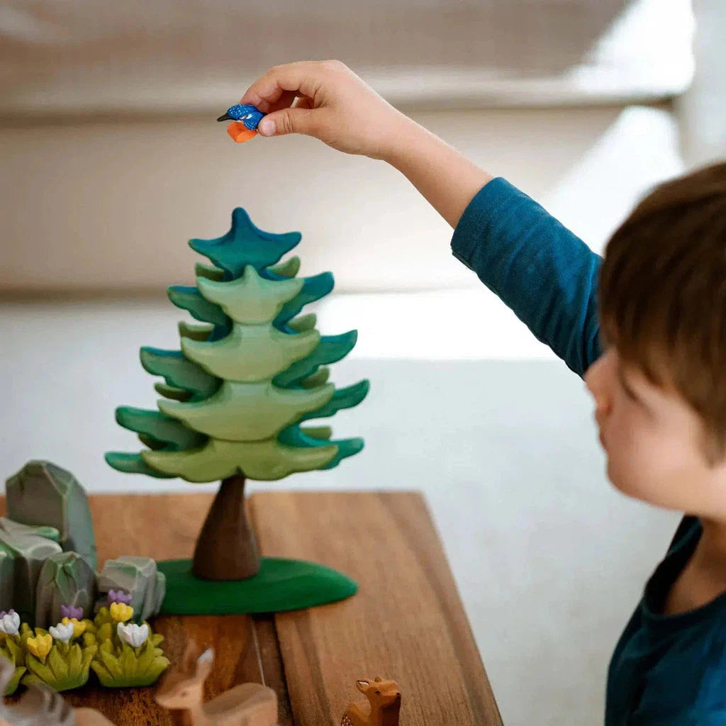 Trefigur I Tre Naturvennlig 10 Cm Isfugl Bumbu Toys