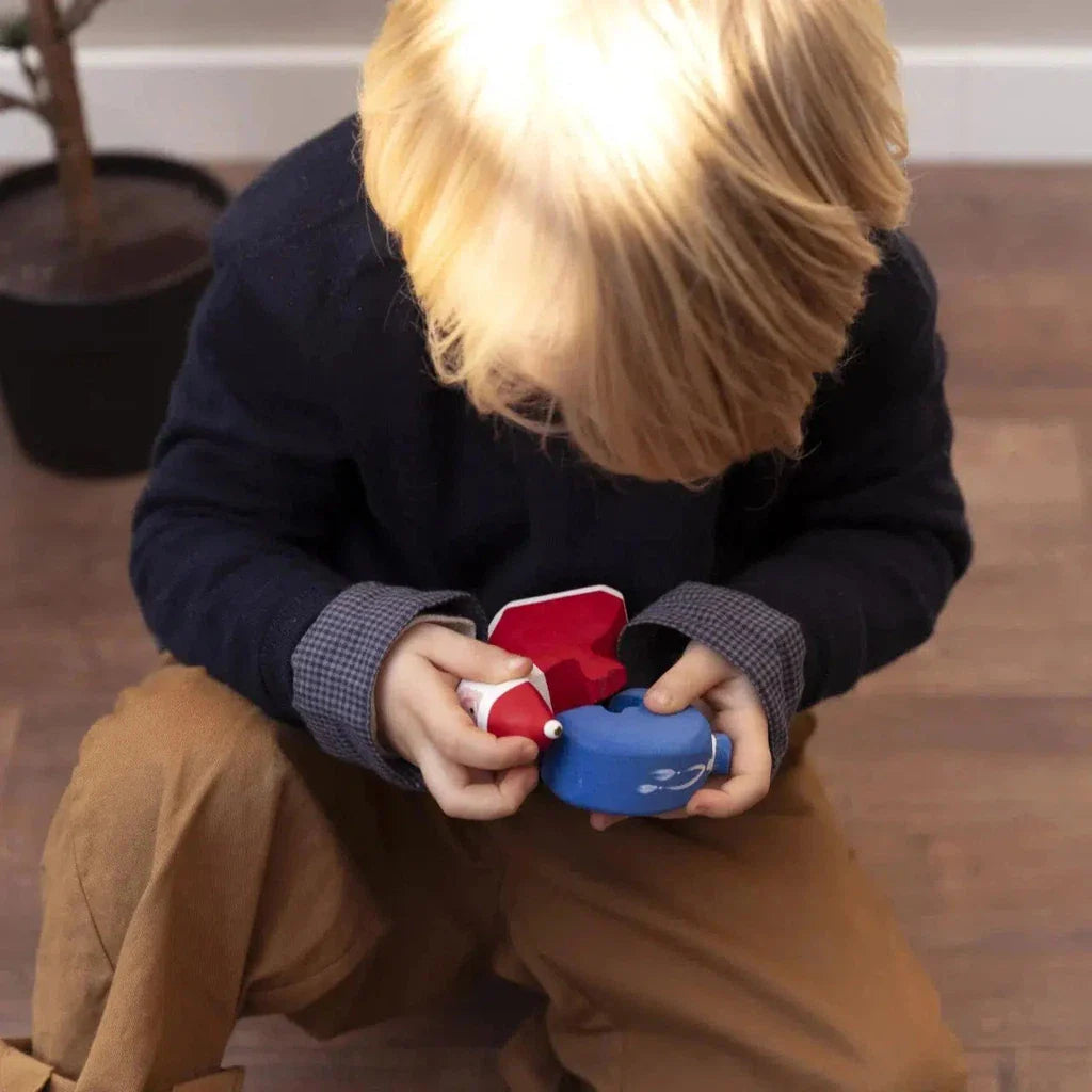 Trefigur Lønnetre Håndmalt Liten Julenisse Bumbu Toys